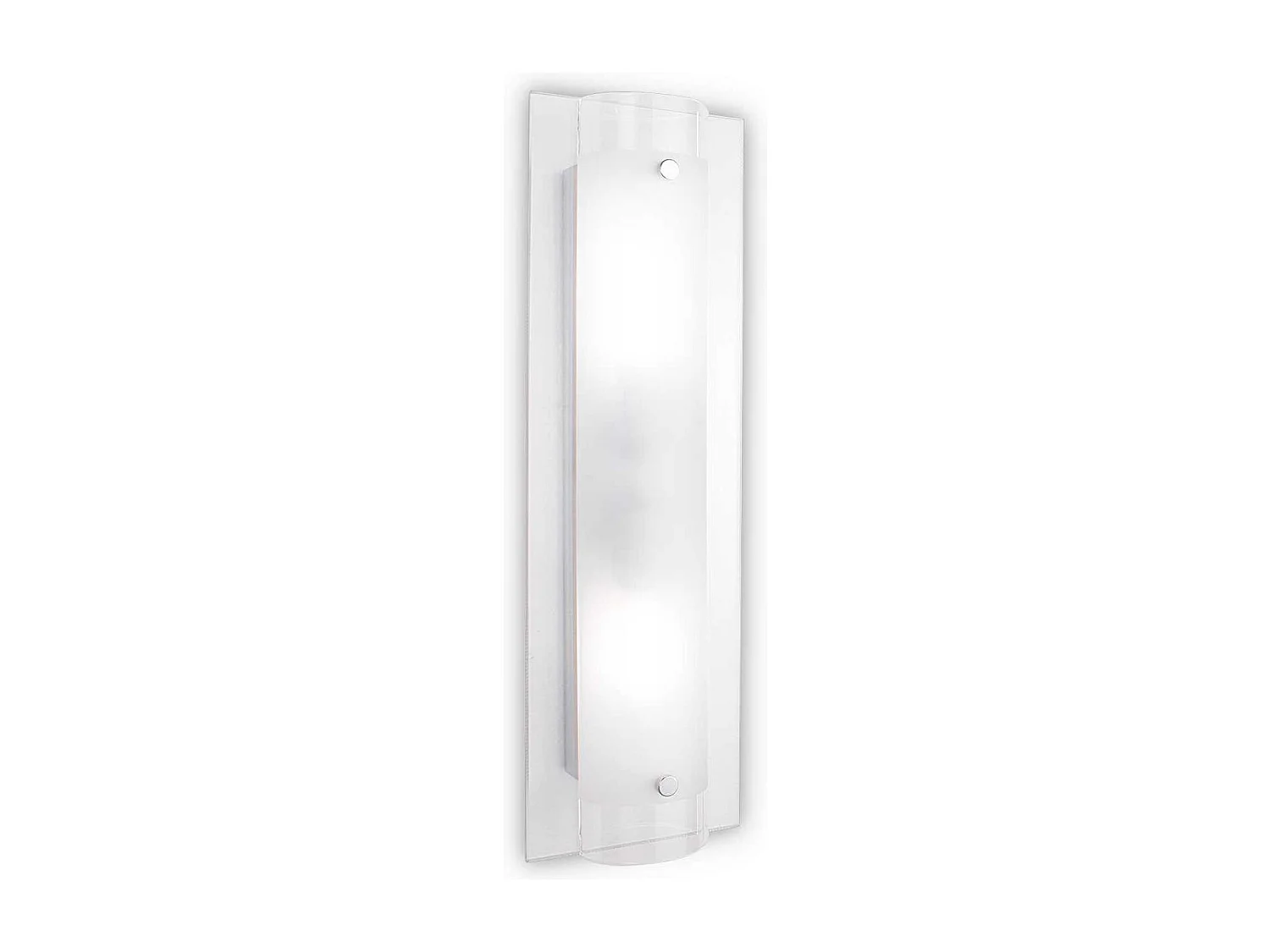 Ideal Lux Tudor - Lámpara de pared con espejo, 2 luces, para interiores, mediana, vidrio, E14