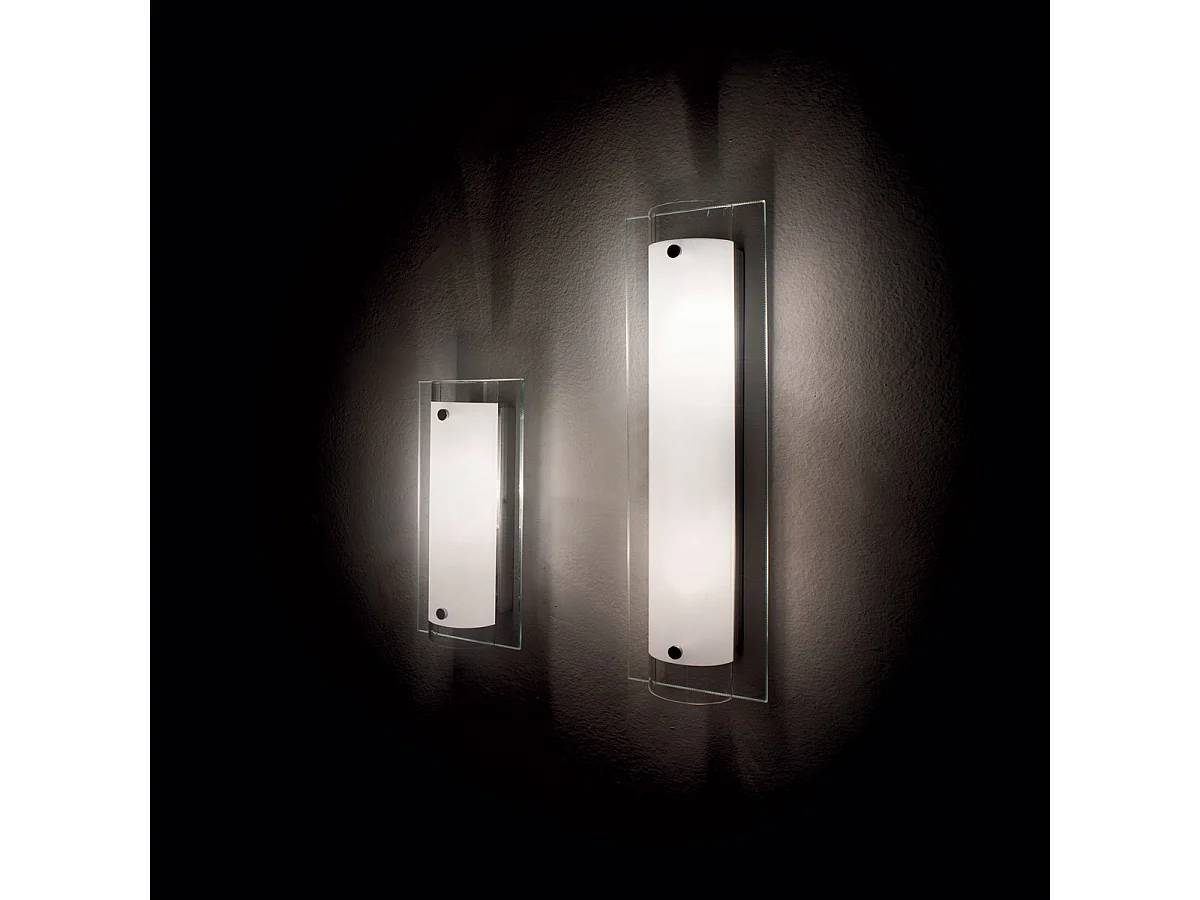 Ideal Lux Tudor - 2 licht Indoor Medium Over Mirror Wandleuchte Glas, E14