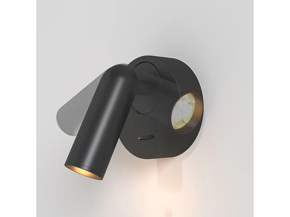 Maytoni Mirax Lampada da parete da lettura nera a LED integrata Mirax tecnica