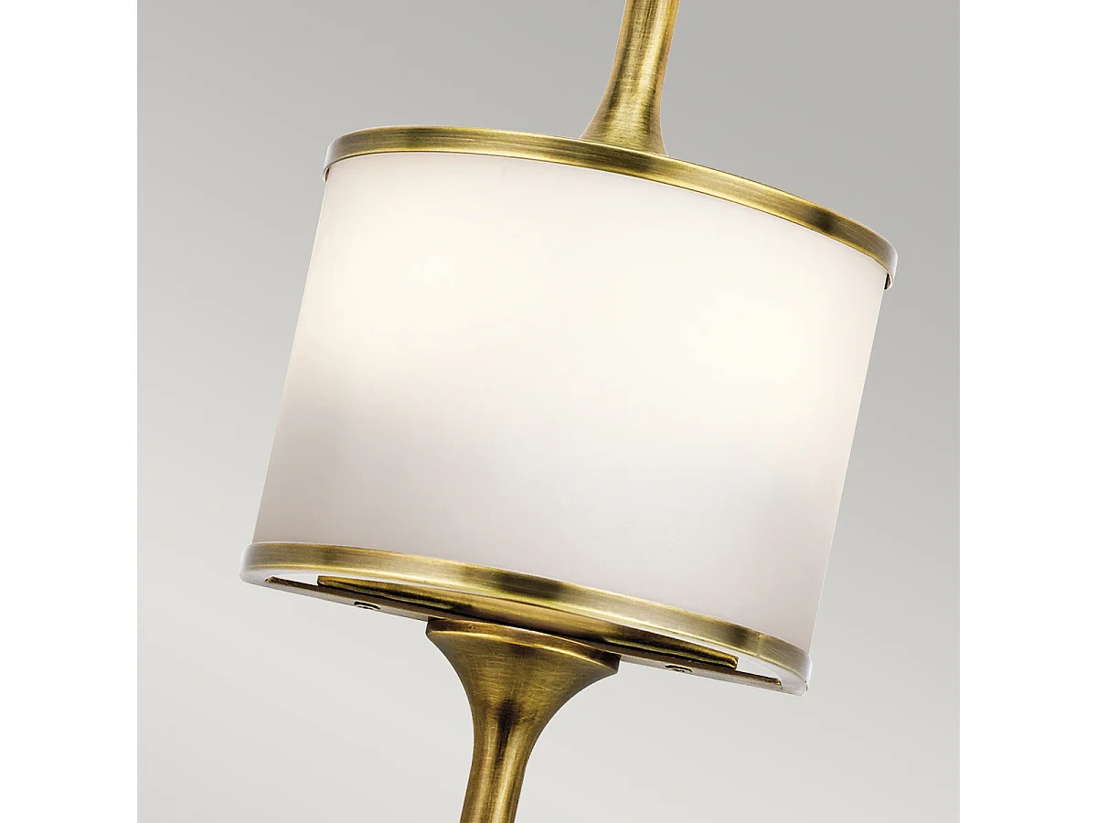 Elstead Mona 2 ljus badrumsvägglampa Mässing IP44, G9