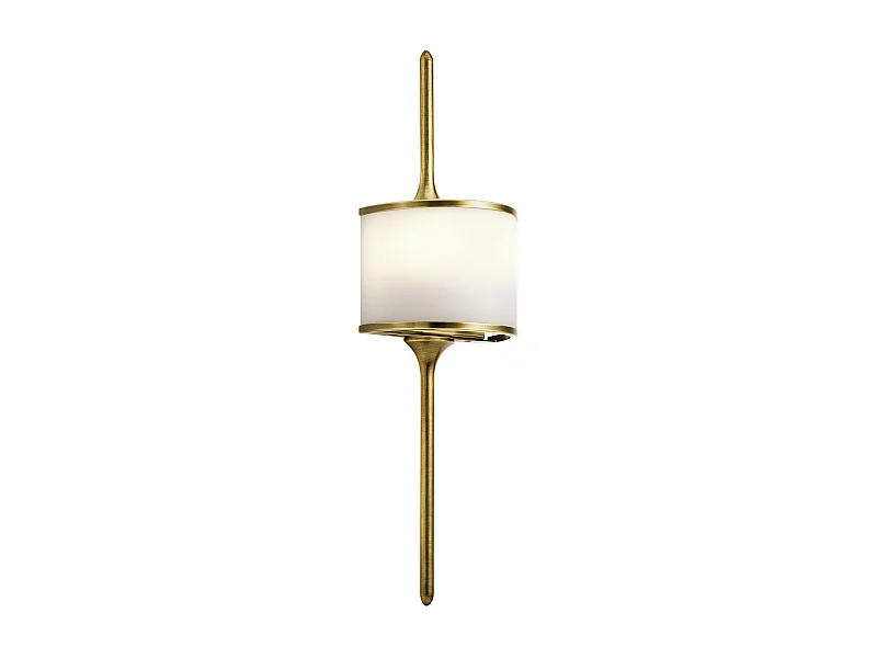 Elstead Mona - Applique per bagno a 2 luci in ottone IP44, G9