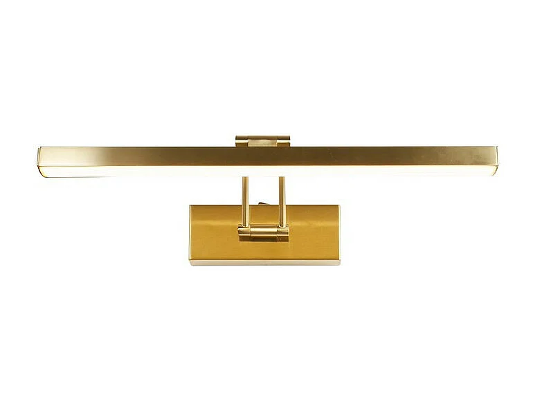 Searchlight Rhodes Lámpara para cuadros de 40 cm, metal de latón satinado