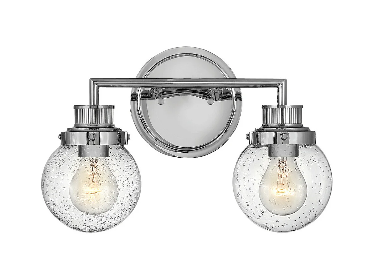 Elstead Hinkley Poppy Lampada da parete per bagno Cromo lucido, IP44