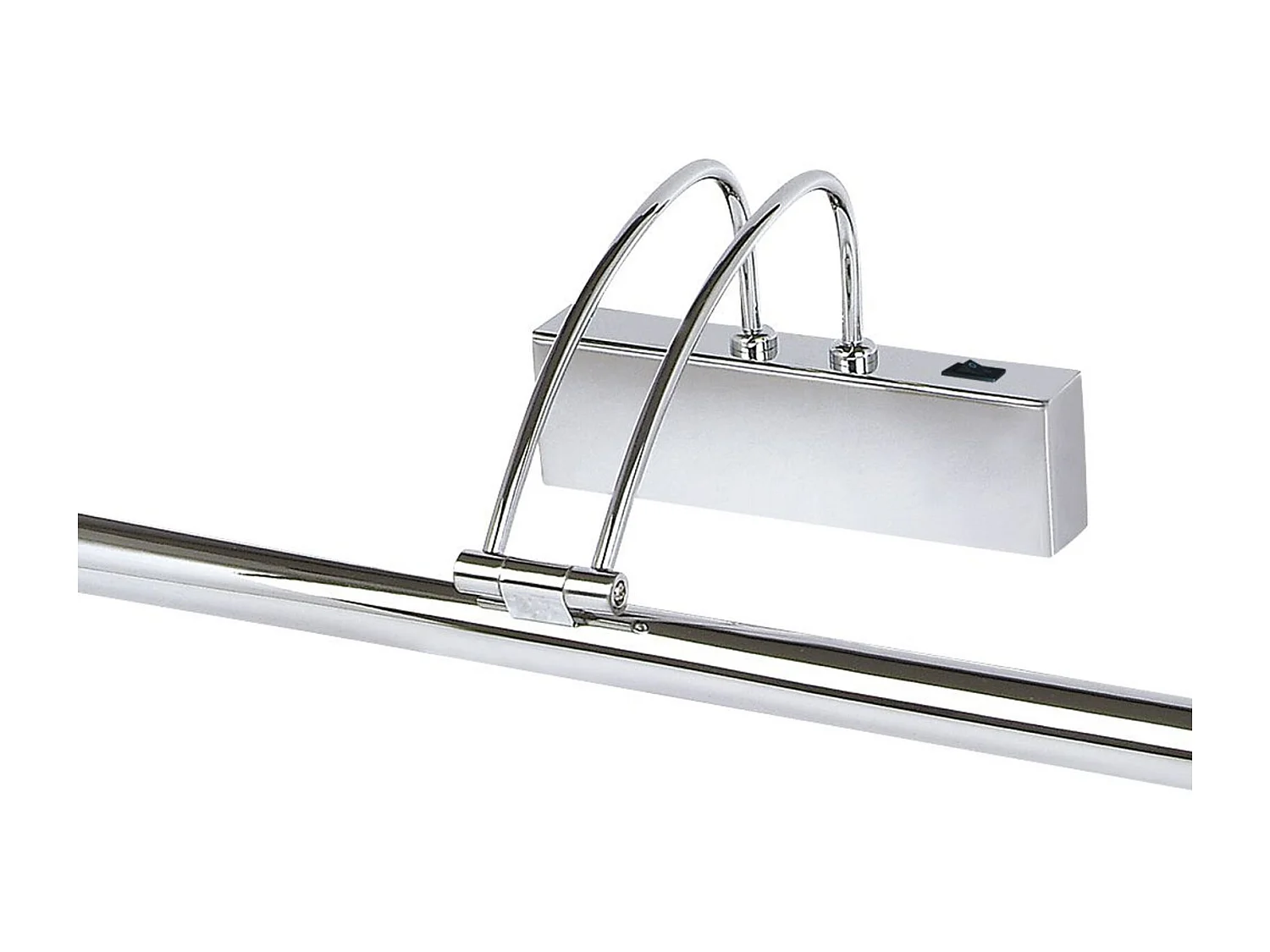 Searchlight Picture Lights - Applique da parete regolabile con 1 luce cromata