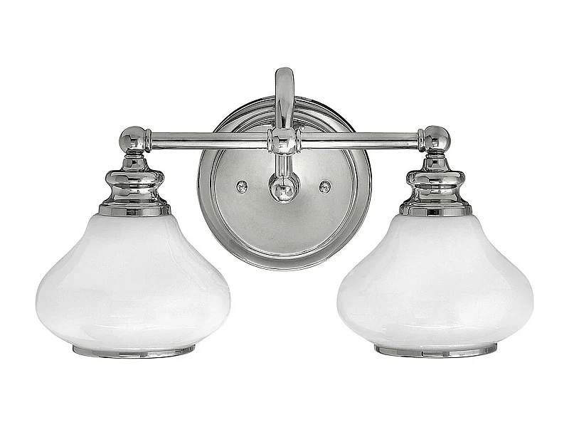 Elstead Ainsley - Applique da interno a 2 luci Cromo lucido IP44, G9