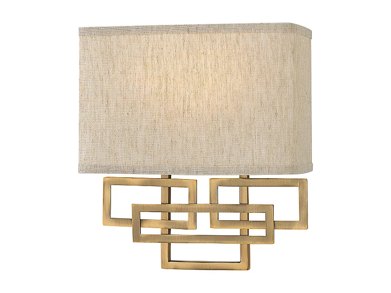 Elstead Lanza - Applique da interno a 2 luci Bronzo spazzolato, E14