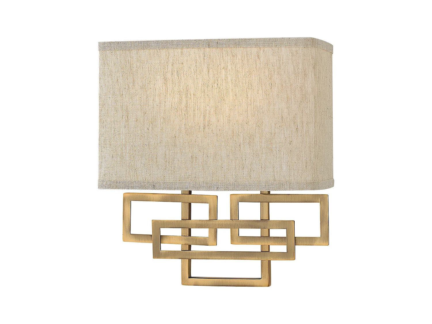 Elstead Lanza - 2 Licht Innenwandleuchte Gebürstete Bronze, E14