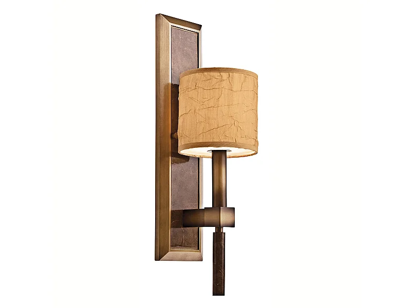 Elstead Celestial - 1 Licht Innenwandleuchte Bronze, Beige, E14