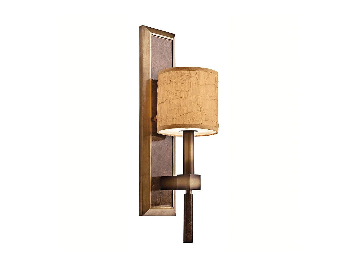 Elstead Celestial - 1 Licht Innenwandleuchte Bronze, Beige, E14