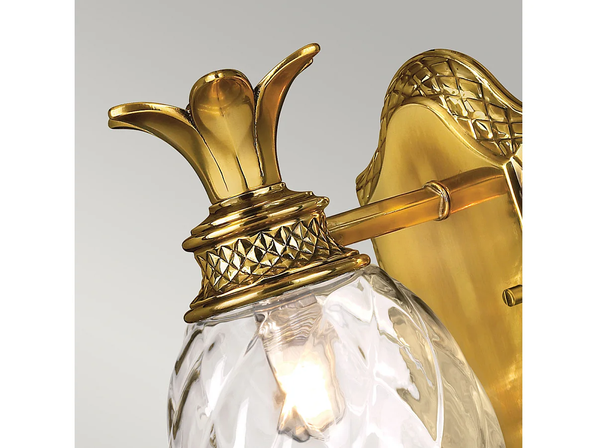 Plantation (Bath) Hinkley 1 licht Wandleuchte Messing brüniert IP44