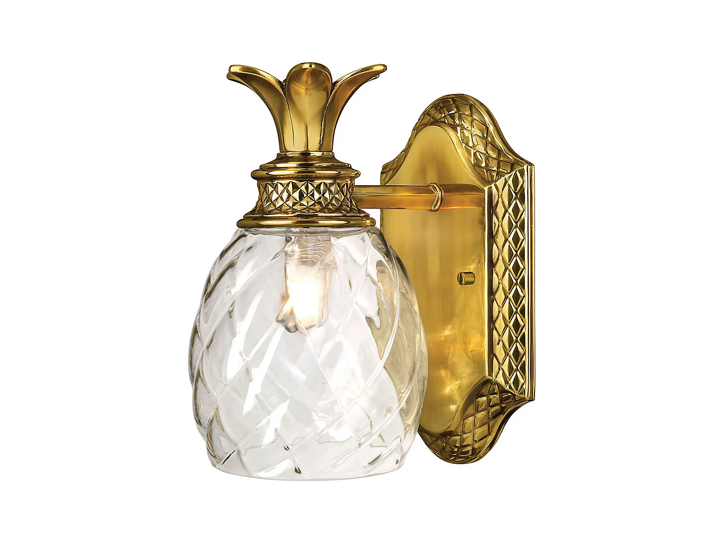 Plantation (Bath) Hinkley Applique 1 Luce Ottone Brunito IP44