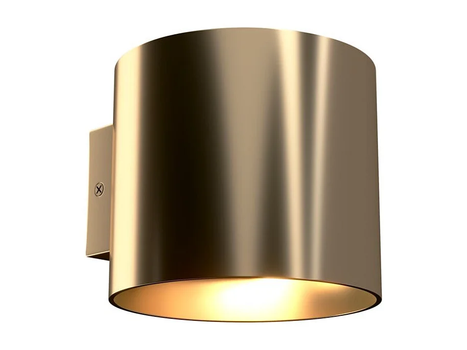 Maytoni Rond Technische Rond Wandleuchte in mattem Gold