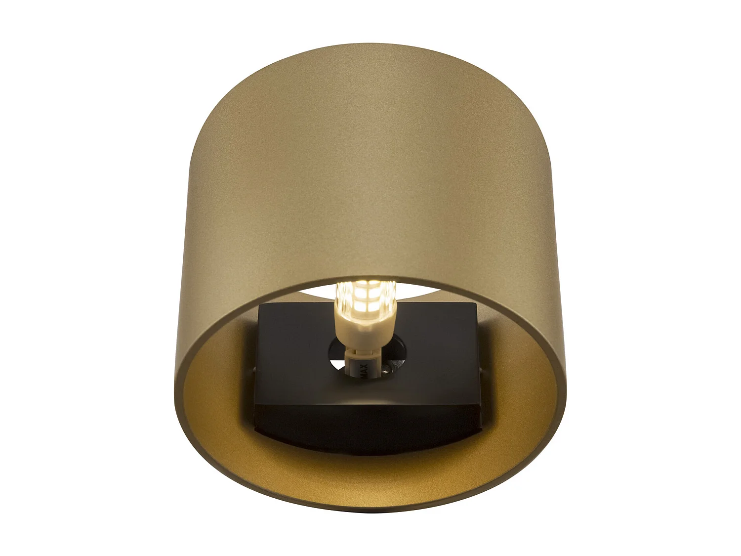 Maytoni Rond Technische Rond Wandleuchte in mattem Gold