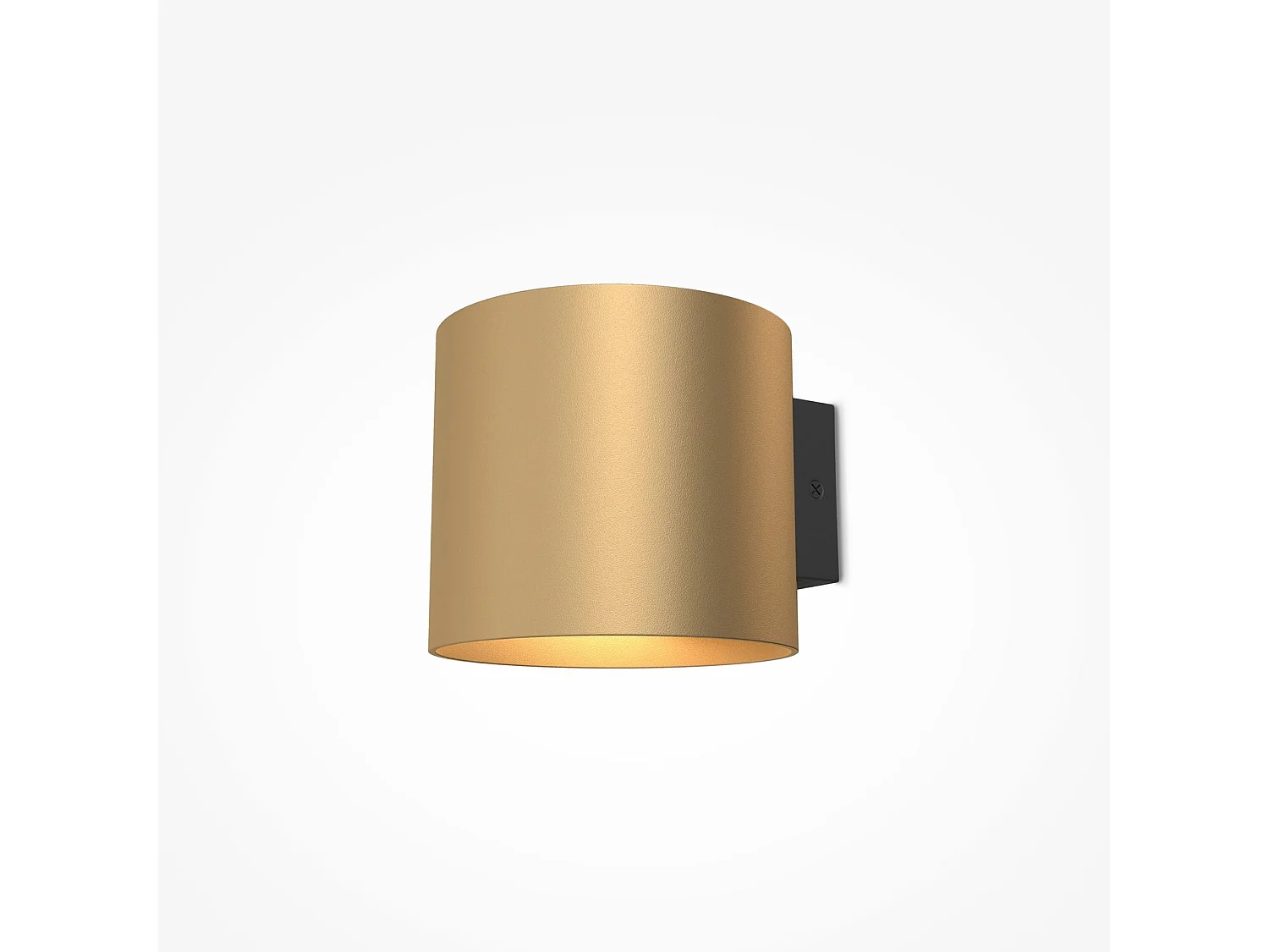 Maytoni Rond Technische Rond Wandleuchte in mattem Gold