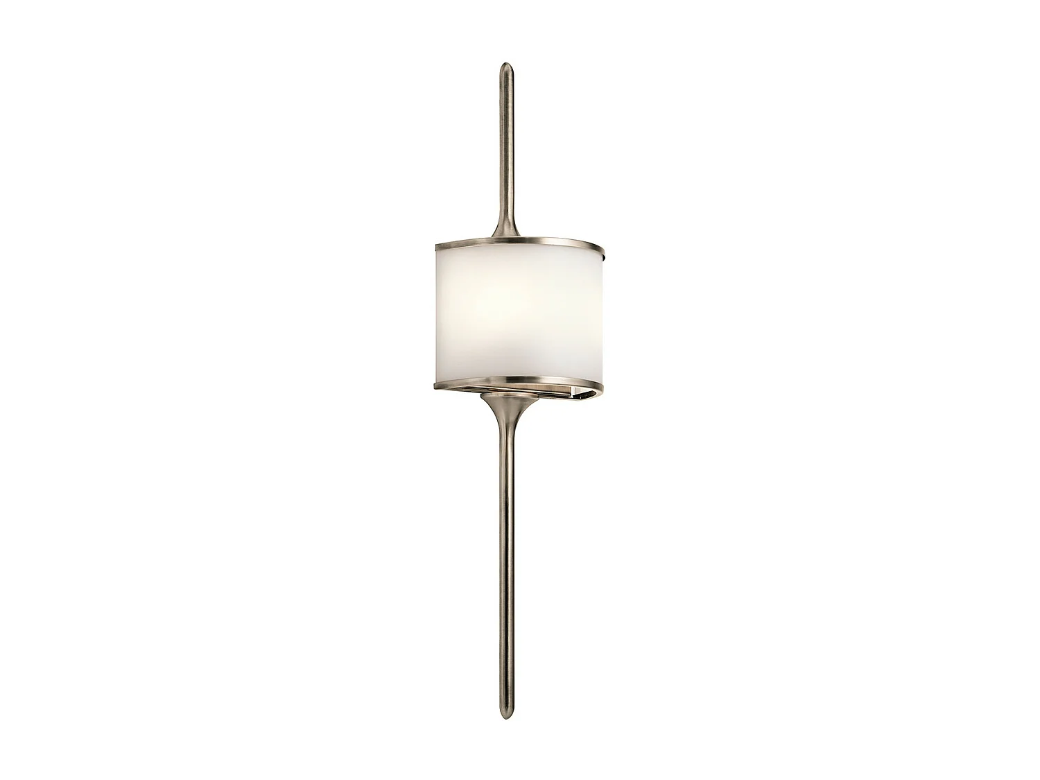 Elstead Mona - 2 Licht Badezimmer Wandleuchte Zinn IP44, G9