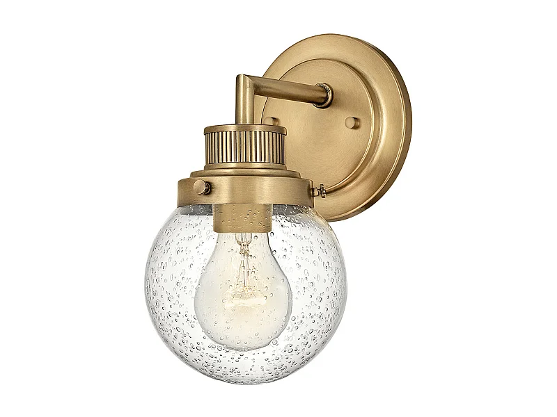 Elstead Hinkley Poppy Badrumsvägglampa Heritage Mässing, IP44