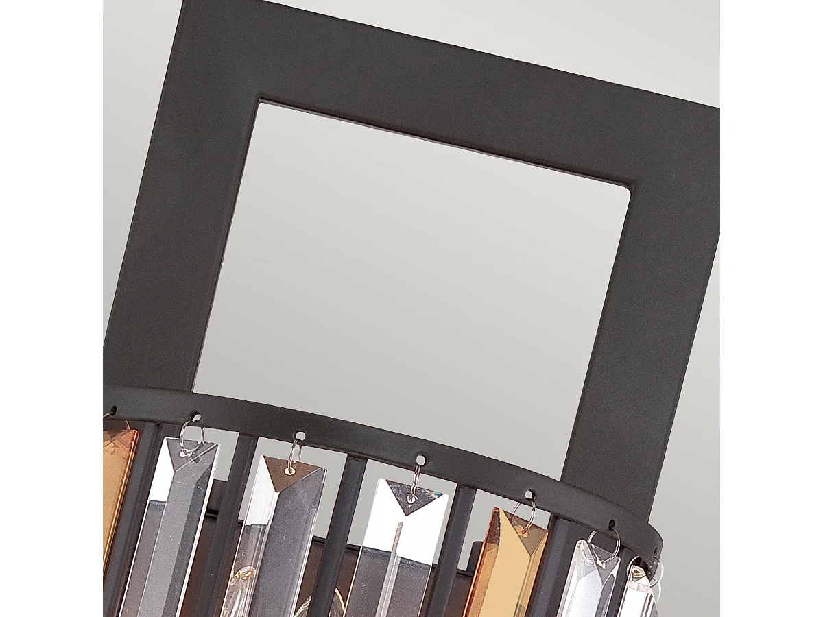 Elstead Gemma - Applique da interno a 2 luci vintage bronzo, attacco E14