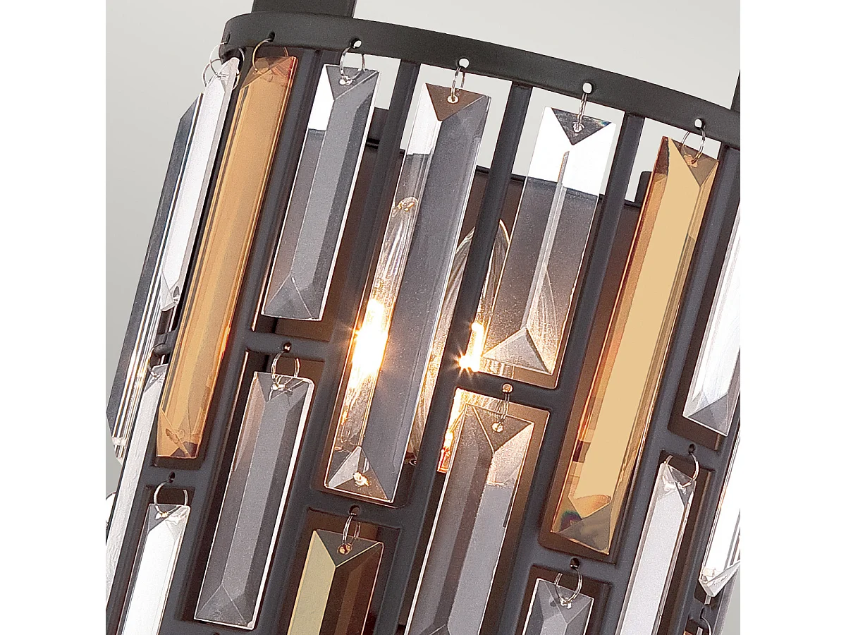 Elstead Gemma - Applique da interno a 2 luci vintage bronzo, attacco E14