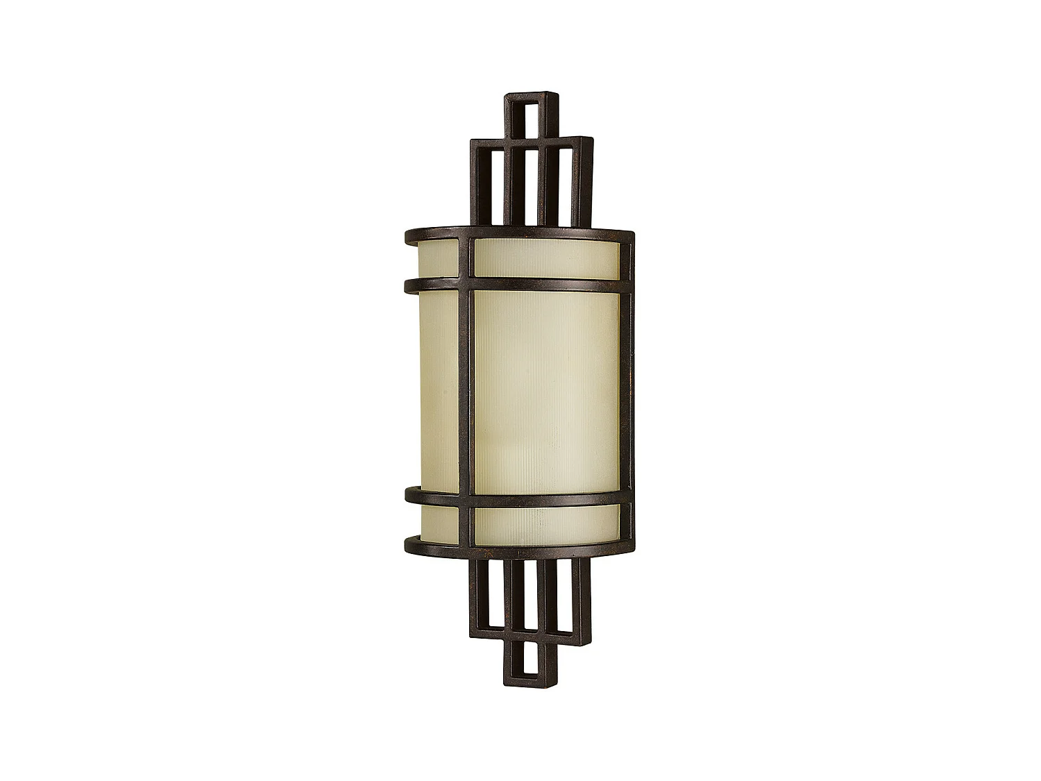 Elstead Fusion - 1 Licht Innenwandleuchte Bronze, E27