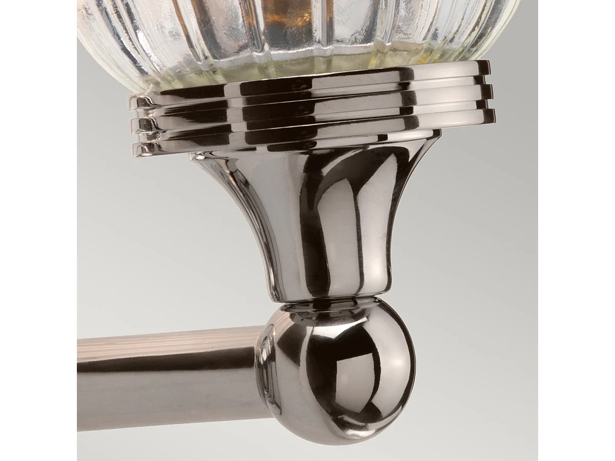 Elstead Austen - 1 Licht Badezimmer Wandleuchte Nickel poliert IP44, G9