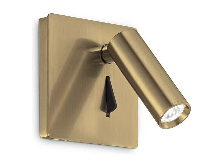 Ideal Lux LITE - Applique LED integrato da lettura per interni 1 luce in ottone 3000K