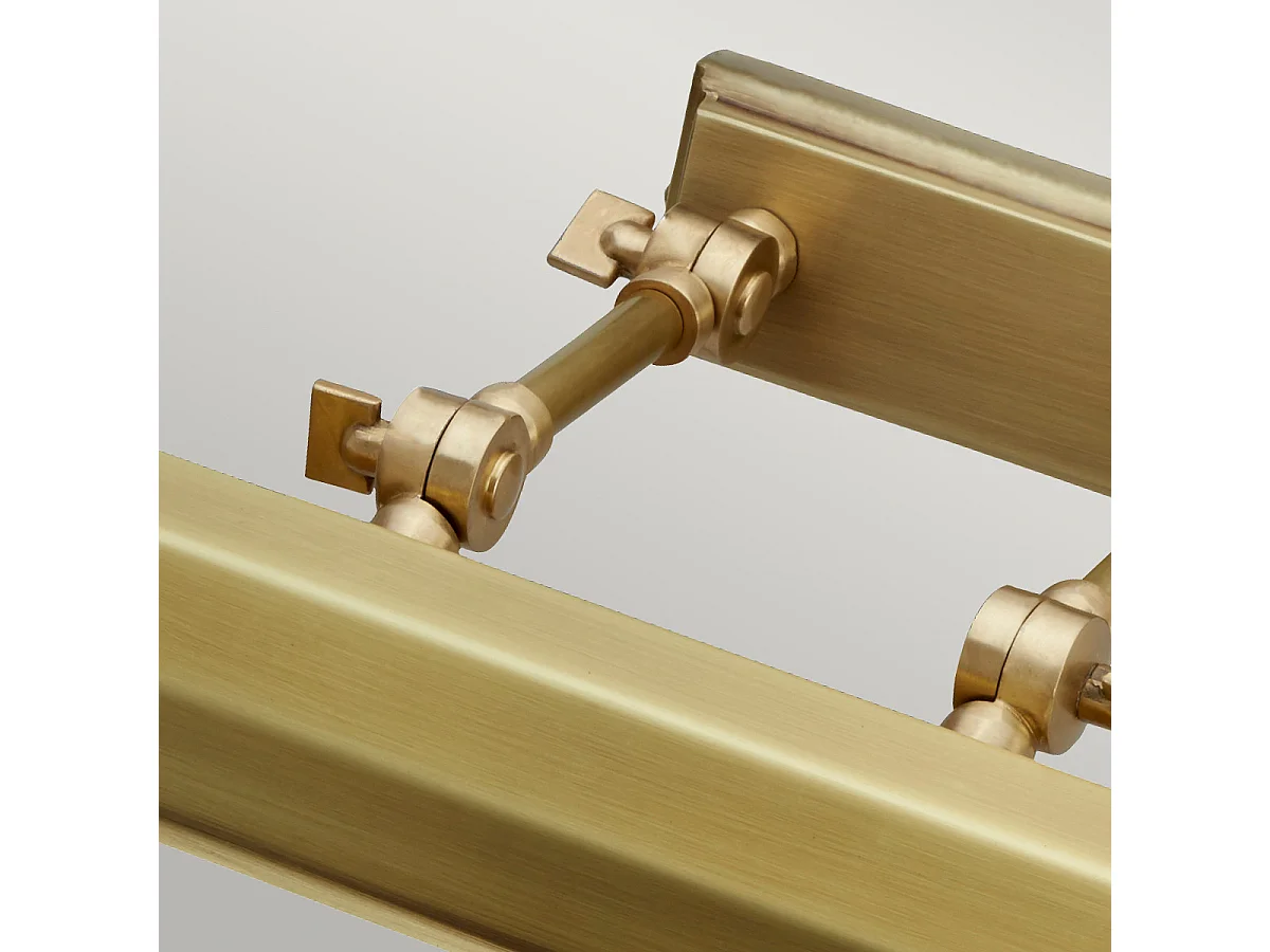 Elstead Chawton - Applique quadrata grande a 4 luci Ottone, attacco E14