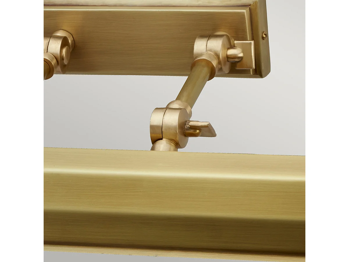 Elstead Chawton - Applique quadrata grande a 4 luci Ottone, attacco E14