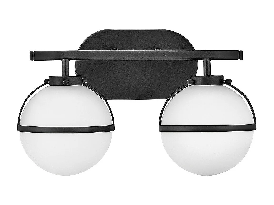 Elstead Hinkley Hollis Badrumsvägglampa Svart, IP44