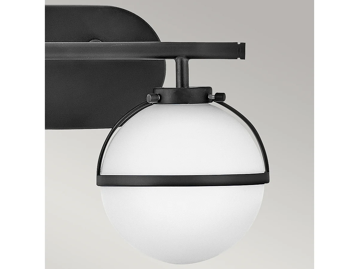 Elstead Hinkley Hollis Badrumsvägglampa Svart, IP44