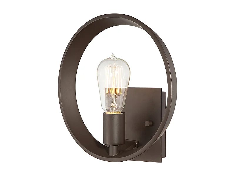 Elstead Theater Row - 1 Licht Innenwandleuchte Western Bronze, E27