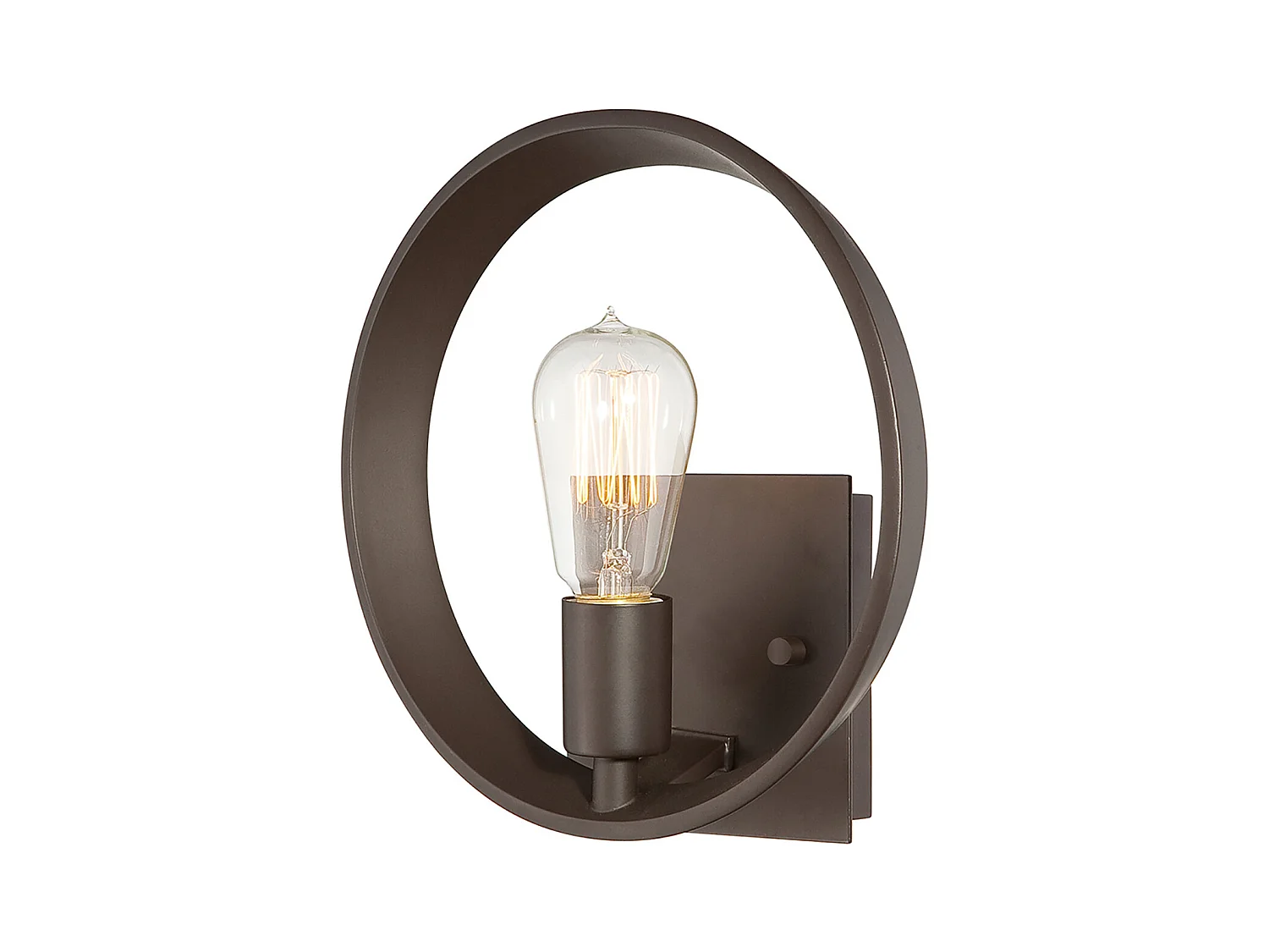 Elstead Theater Row - 1 Licht Innenwandleuchte Western Bronze, E27