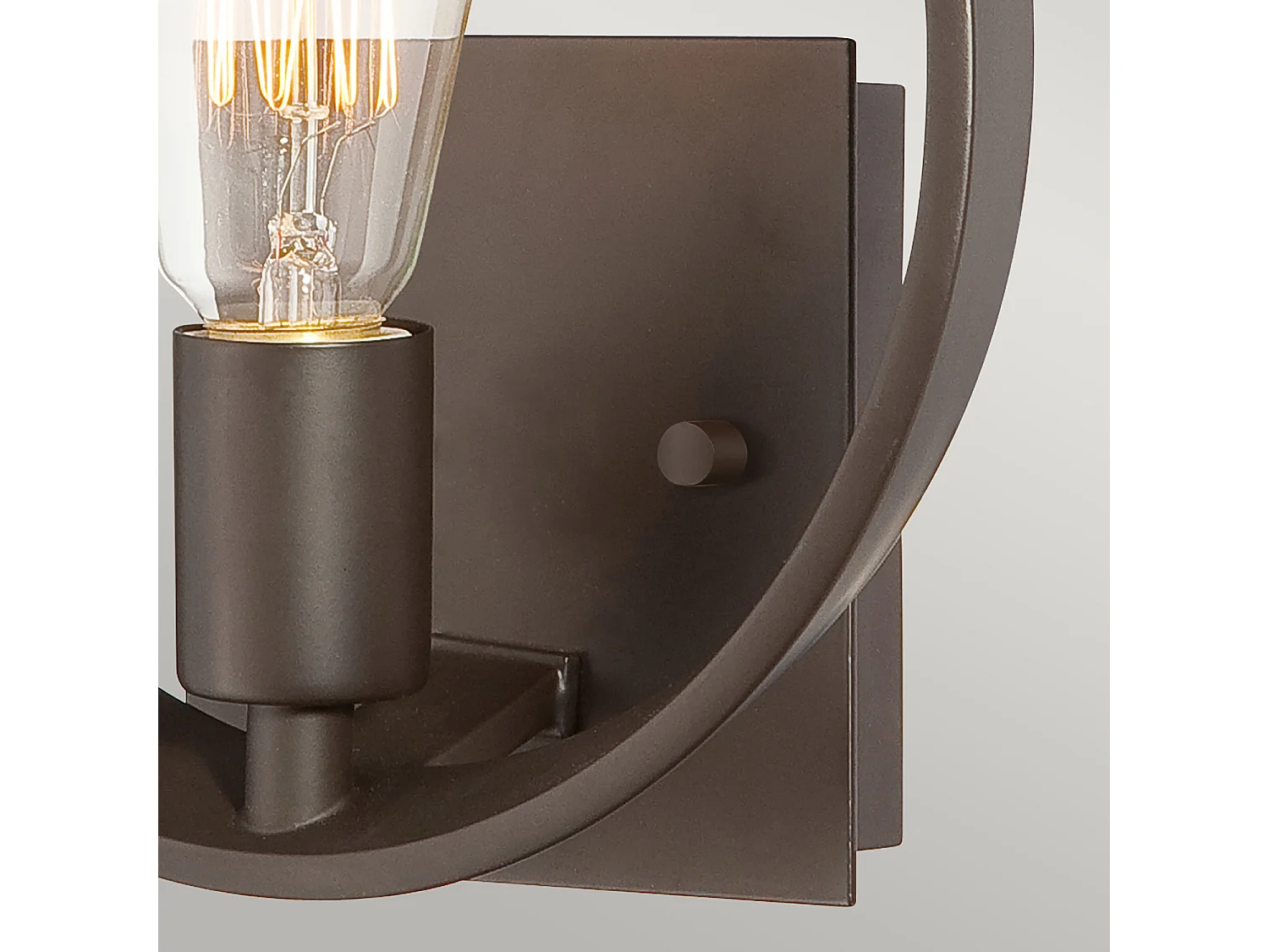 Elstead Theater Row - 1 Licht Innenwandleuchte Western Bronze, E27