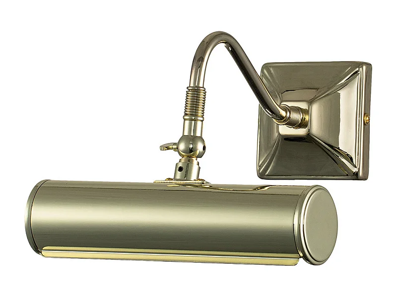 Elstead Picture Light - Applique da parete 1 luce piccola in ottone lucido, attacco E14