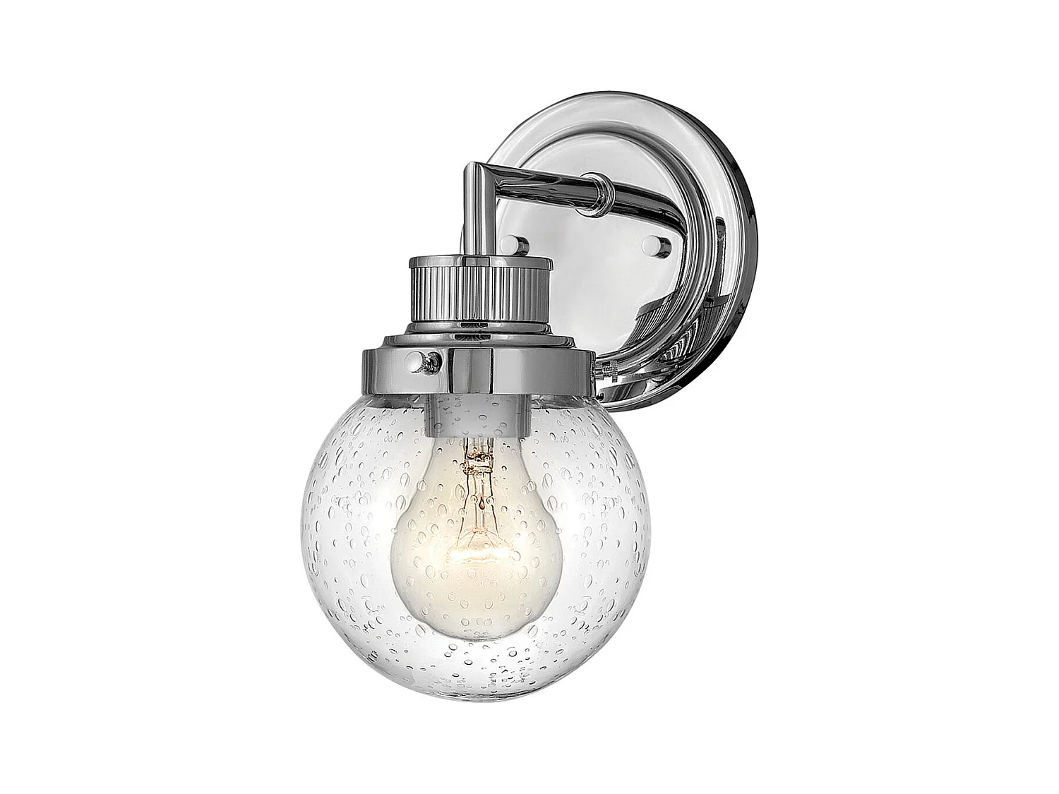 Elstead Hinkley Poppy Lampada da parete per bagno Cromo lucido, IP44
