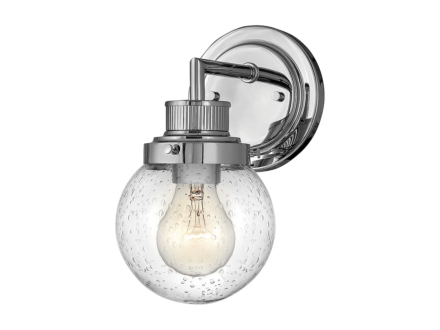 Elstead Hinkley Poppy Lampada da parete per bagno Cromo lucido, IP44