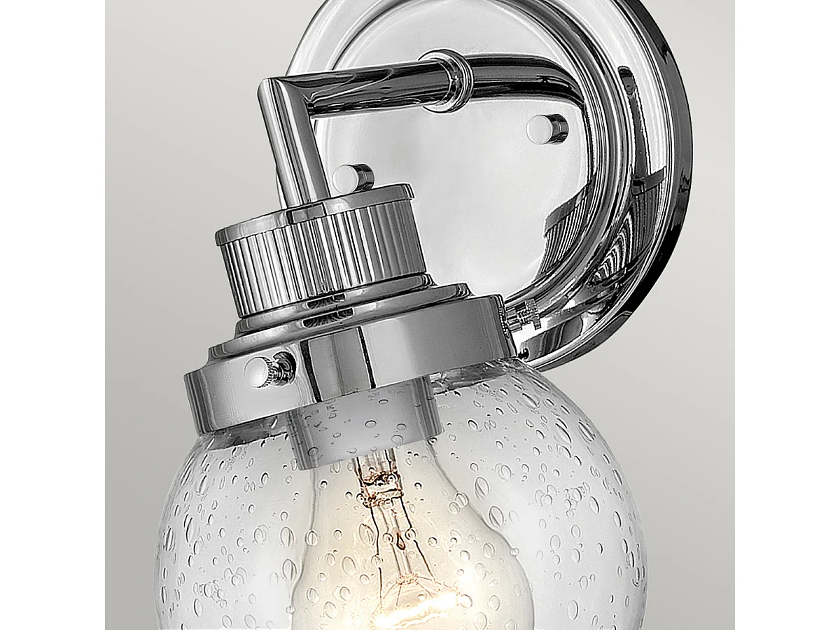 Elstead Hinkley Poppy Lampada da parete per bagno Cromo lucido, IP44