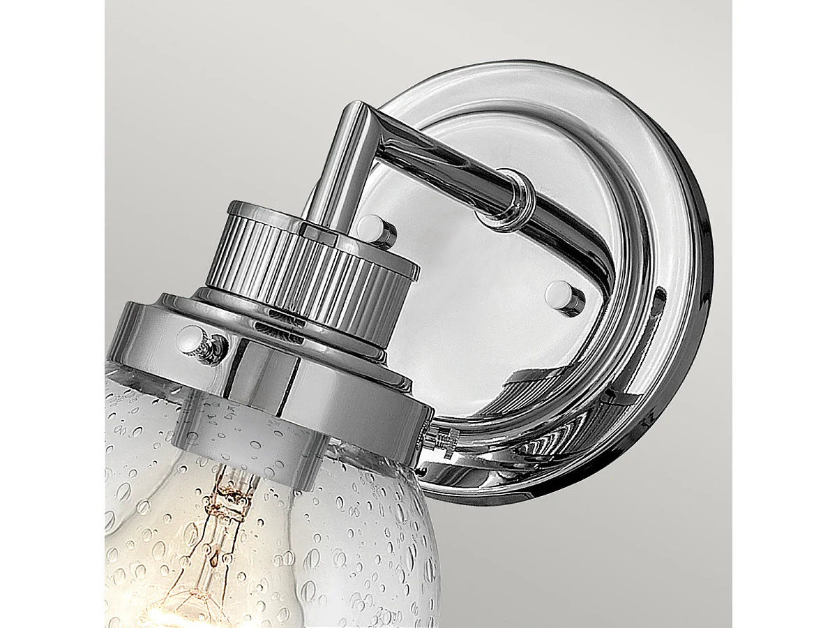 Elstead Hinkley Poppy Lampada da parete per bagno Cromo lucido, IP44