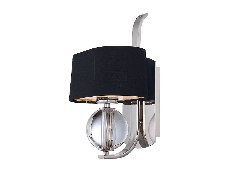Elstead Gotham - Applique da interno a 1 luce Argento imperiale, G9