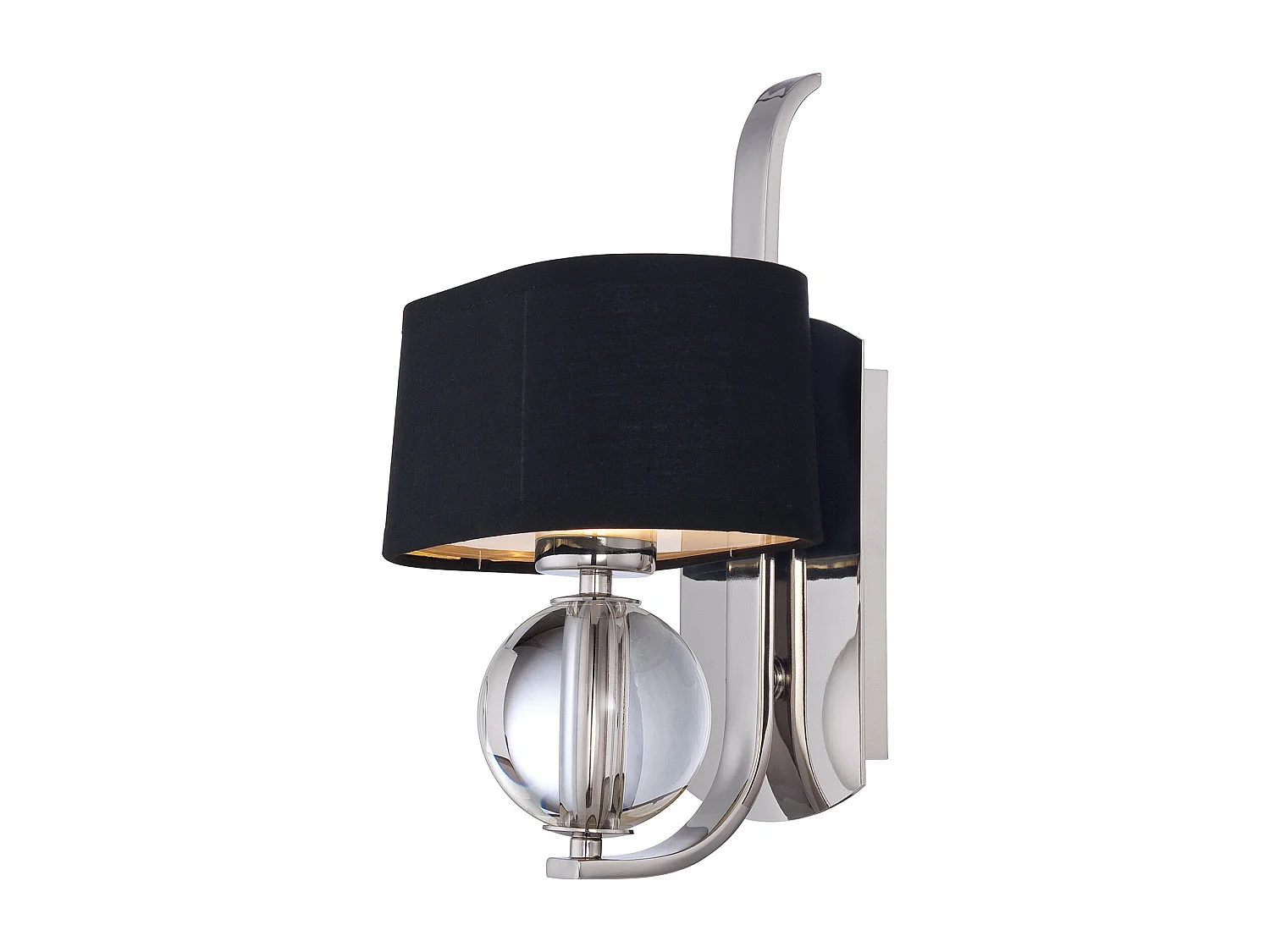 Elstead Gotham - Applique da interno a 1 luce Argento imperiale, G9
