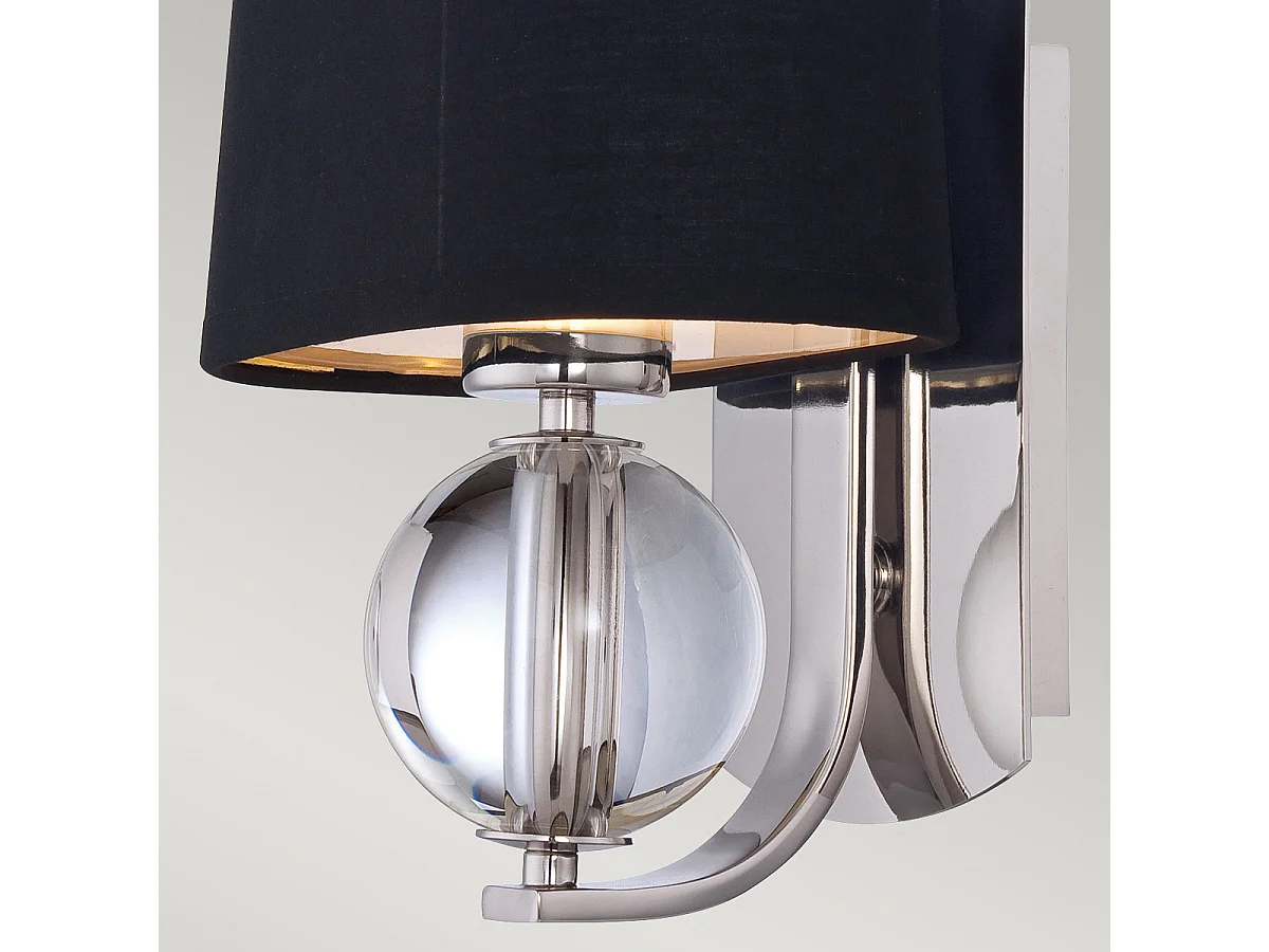 Elstead Gotham - Applique da interno a 1 luce Argento imperiale, G9