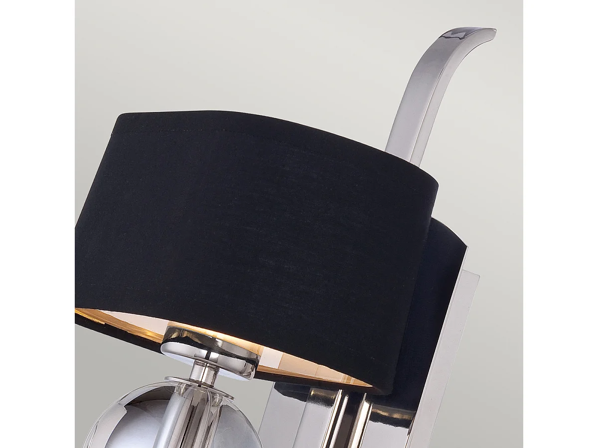 Elstead Gotham - Applique da interno a 1 luce Argento imperiale, G9