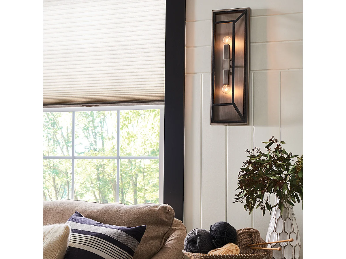 Elstead Fulton 2 ljus inomhusvägglampa brons, E14