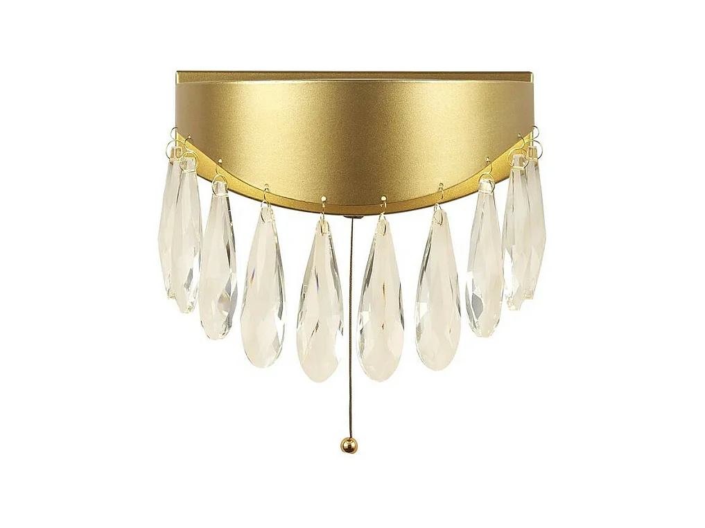 Searchlicht Jewel LED-Wandleuchte, Gold, Kristall 4000K