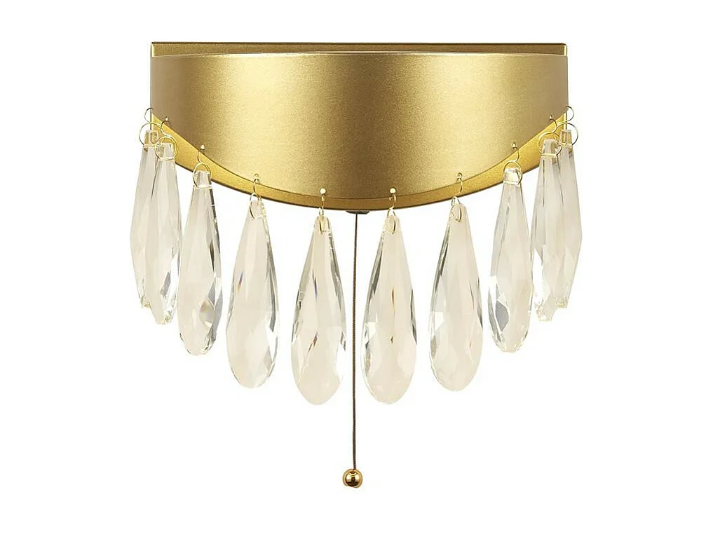 Searchlicht Jewel LED-Wandleuchte, Gold, Kristall 4000K