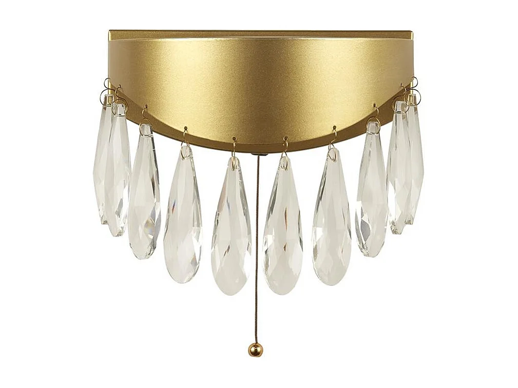 Searchlicht Jewel LED-Wandleuchte, Gold, Kristall 4000K