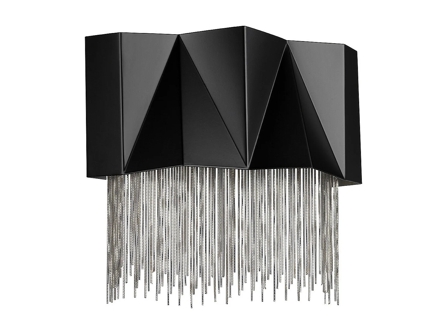 Elstead Zuma 3 ljus vägglampa, satängsvart, silver, G9