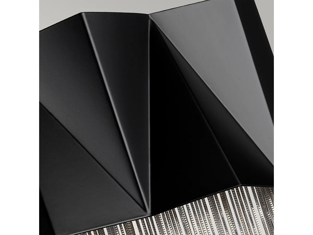 Elstead Zuma 3 ljus vägglampa, satängsvart, silver, G9