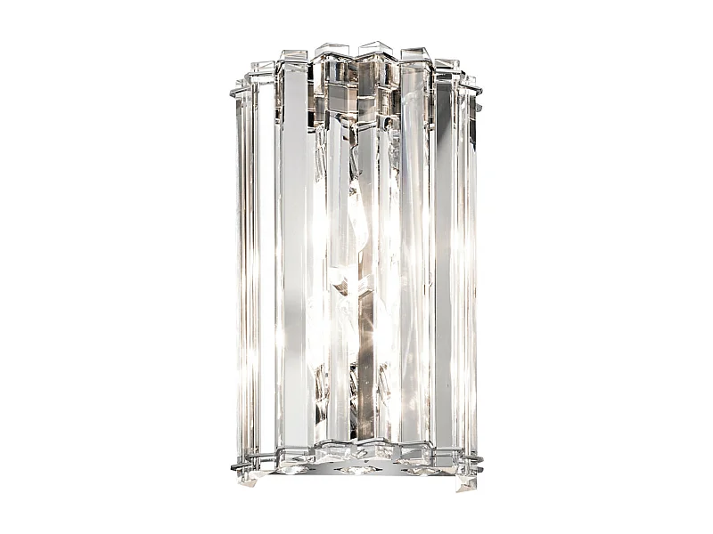 Elstead Crystal Skye - 2 Licht Innenwandleuchte Chrom, Kristall, G9