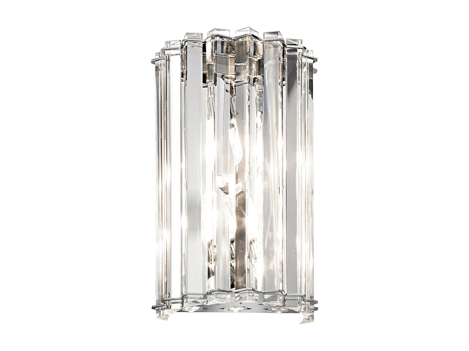 Elstead Crystal Skye 2 ljus inomhus vägglampa krom, kristall, G9