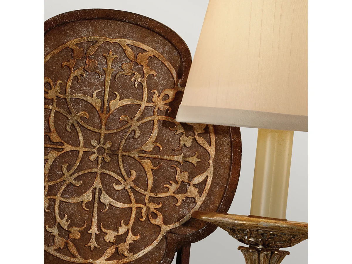 Elstead Marcella 2 ljus inomhusljus vägglampa brittisk brons, E14